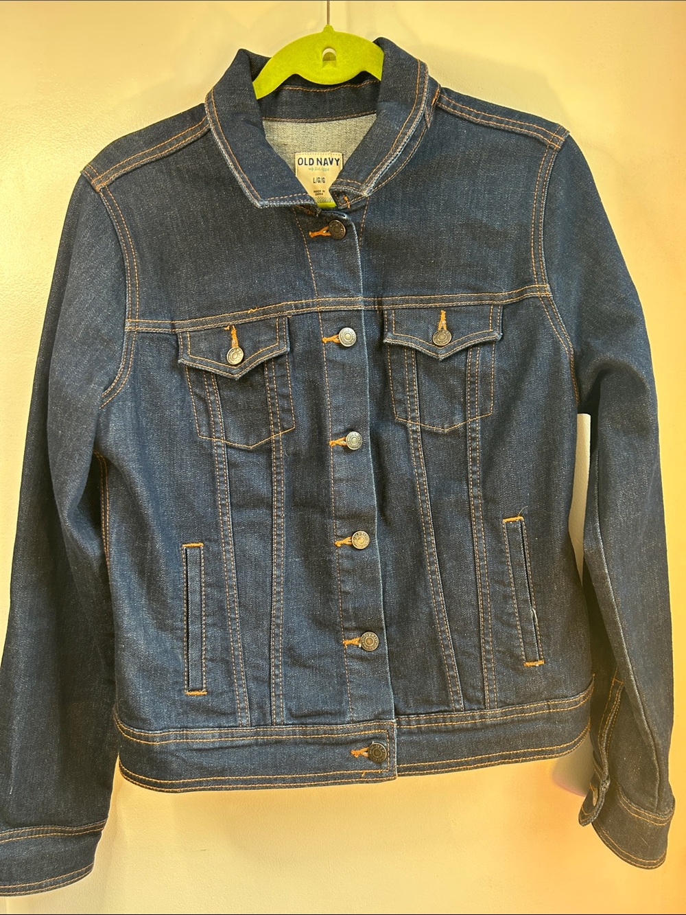 Old Navy Dark Blue Denim Jean Jacket